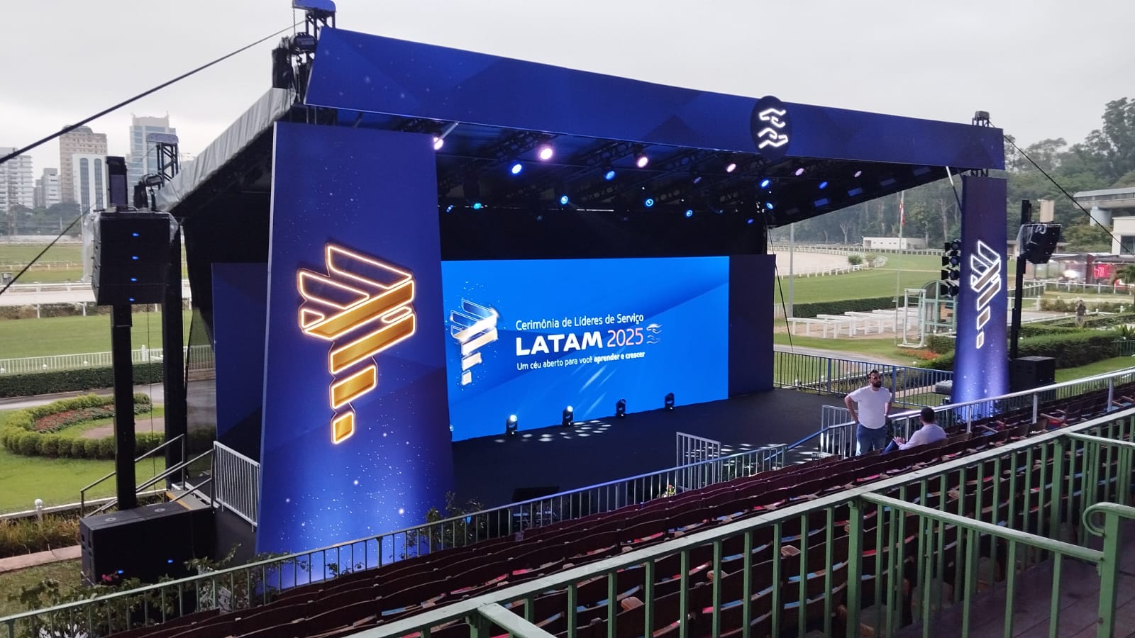 Painel de LED em evento