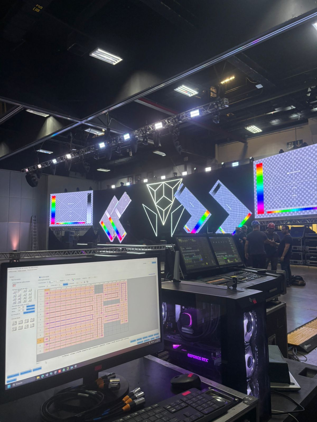 Painel de LED corporativo