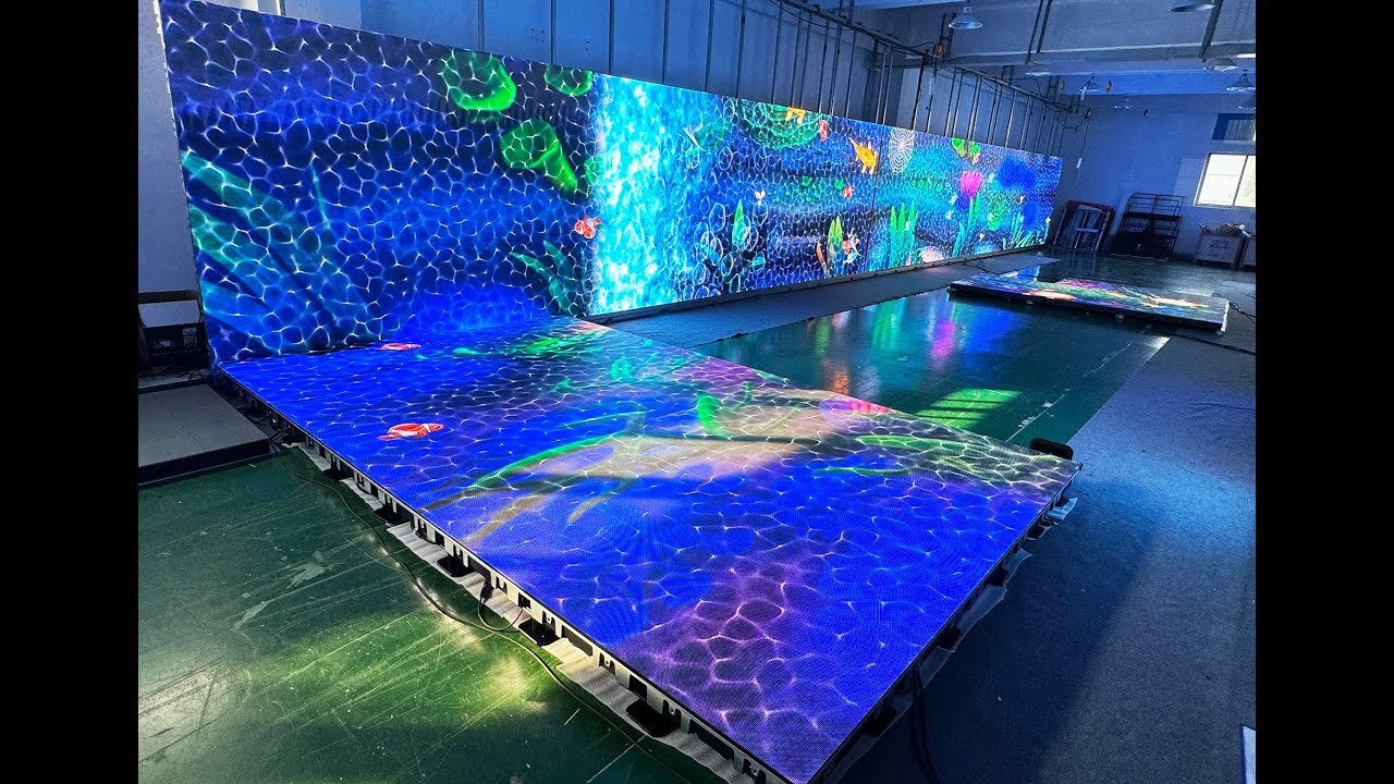 Piso de LED para palco