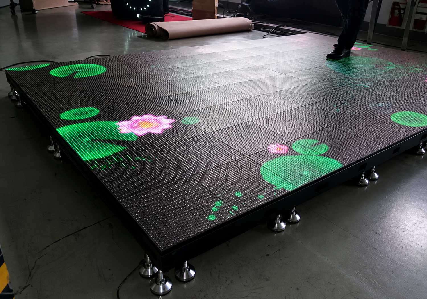 Piso de LED cenográfico